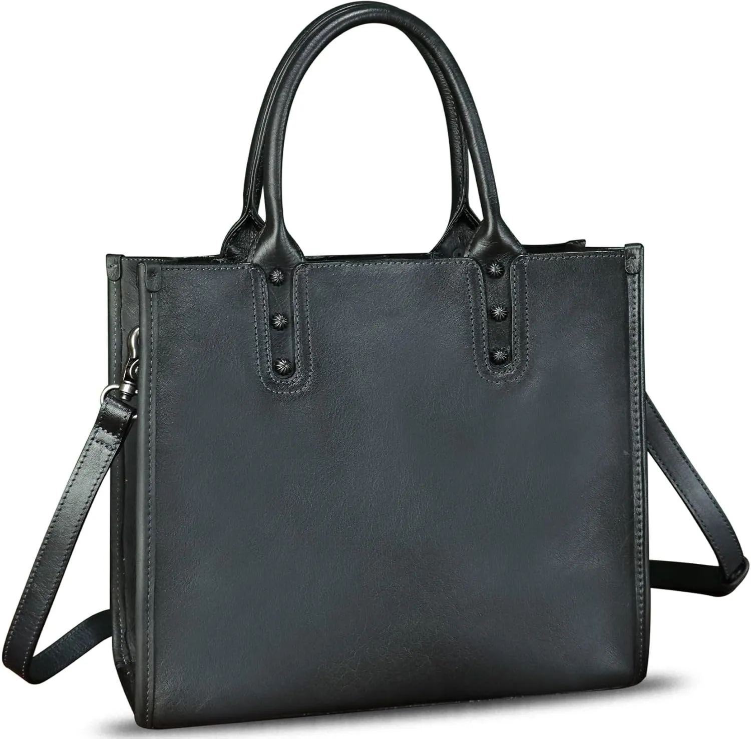 Genuine Leather Purses and Handbags for Women Tote Bag Vintage Crossbody Shoulder Bag Top Handle Bag Satchel