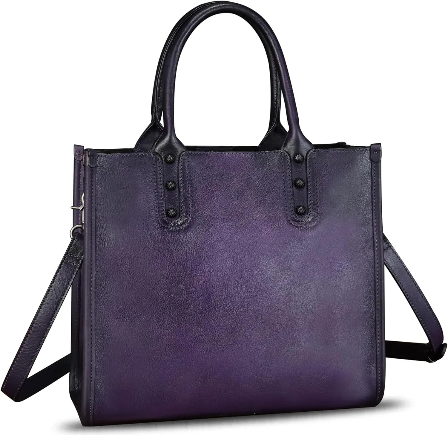 Genuine Leather Purses and Handbags for Women Tote Bag Vintage Crossbody Shoulder Bag Top Handle Bag Satchel