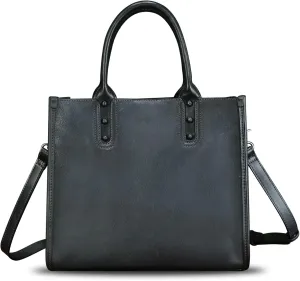 Genuine Leather Purses and Handbags for Women Tote Bag Vintage Crossbody Shoulder Bag Top Handle Bag Satchel