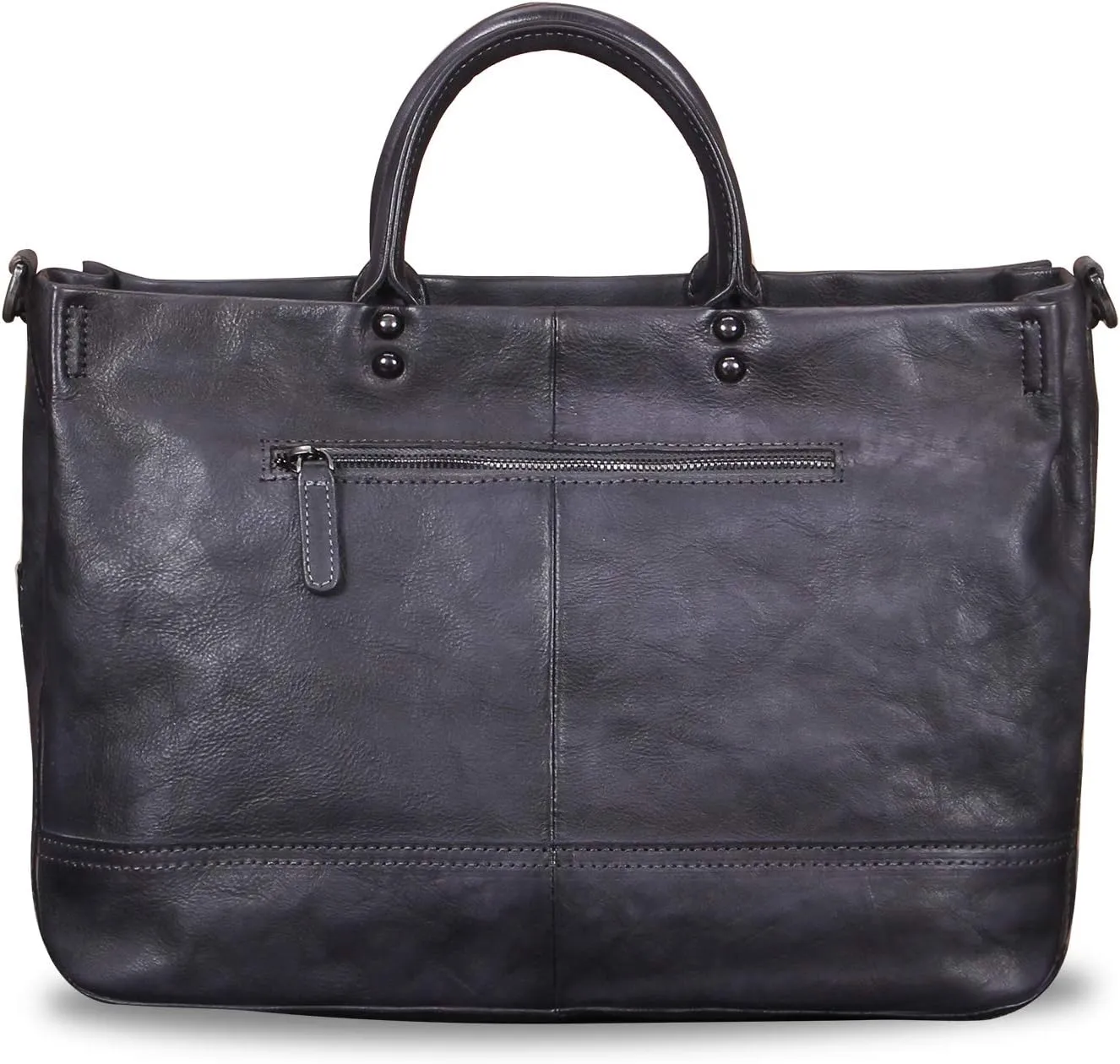 Genuine Leather Purses and Handbags for Women Vintage Handmade Leather Large Top Handle Bag Shoulder Bag Satchel