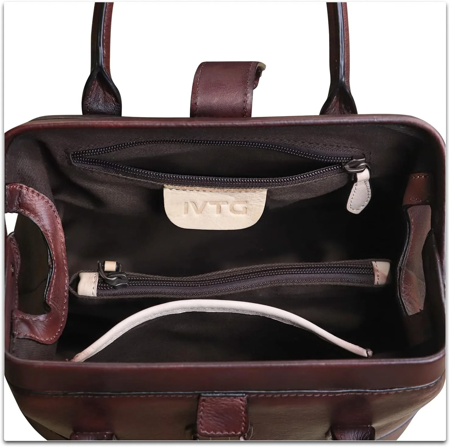 Genuine Leather Purses and Handbags for Women Vintage Handmade Real Leather Shoulder Bag Crossbody Satchel Purse with Strap