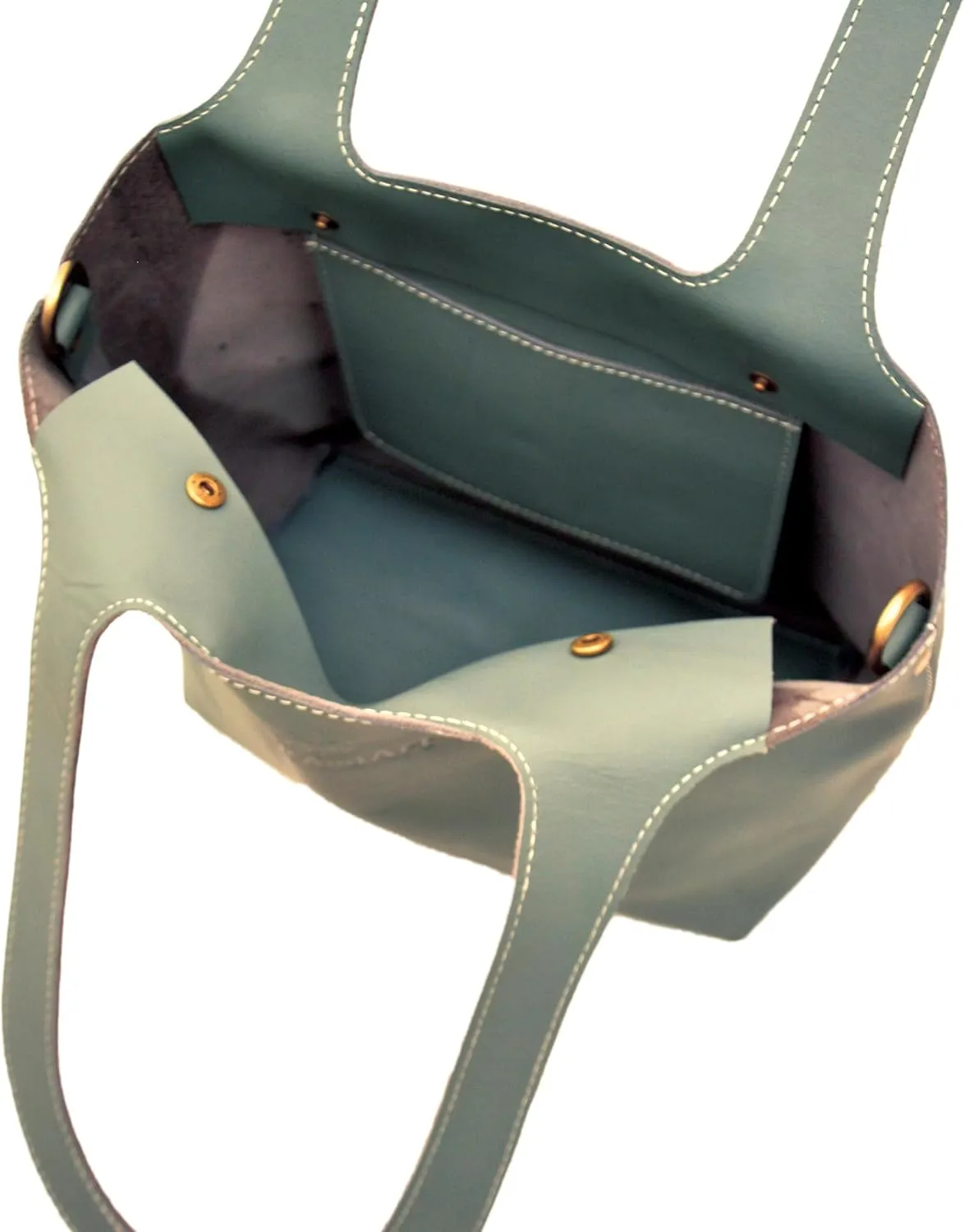Genuine Leather Tote Bag for Women Stylish Handbag with Inner Pockets Perfect for Work, Travel & Everyday
