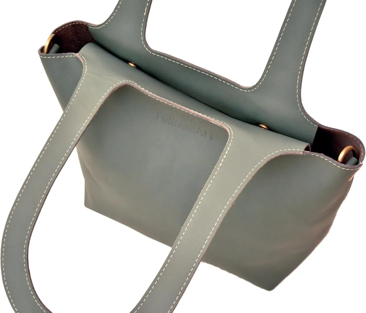 Genuine Leather Tote Bag for Women Stylish Handbag with Inner Pockets Perfect for Work, Travel & Everyday
