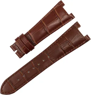 Genuine Leather Watch Band For Patek Philippe 5711 5712G Nautilus Watchs Men And Women Special Notch 25mm*12mm Watch Strap