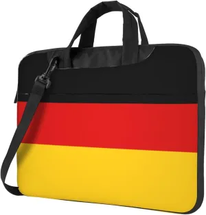 German flag Print Trendy Oxford Cloth Laptop Bag - Versatile Laptop Case,Messenger Bag, Shoulder Bag