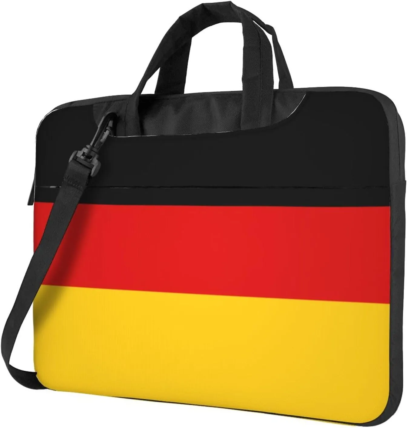 German flag Print Trendy Oxford Cloth Laptop Bag - Versatile Laptop Case,Messenger Bag, Shoulder Bag