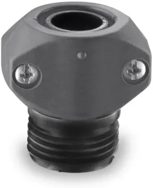 Gilmour 9/16 in. Nylon Threaded Male Hose Mender Clamp