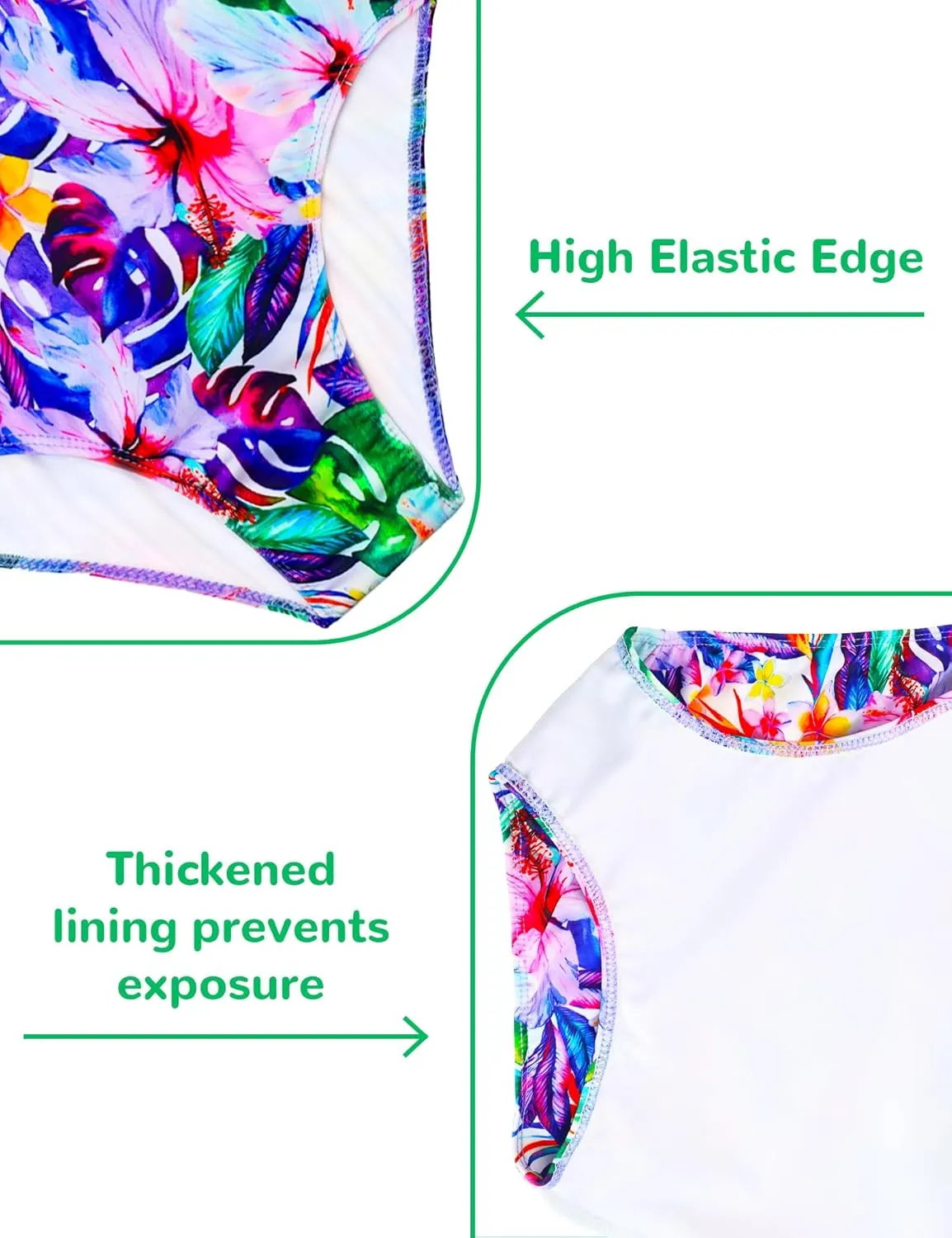 Girls Swimsuits One Piece Sleeveless Bathing Suit Breathable Swimwear for Kids Child Beach with Sun Protection