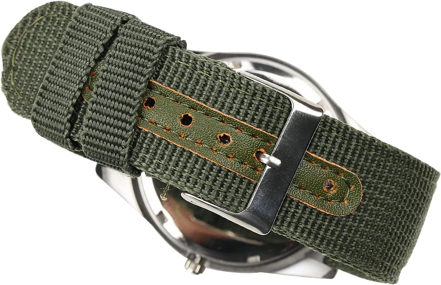 Gosasa Unisex Military Watches Sport Textile Nylon Strap Stylish Men Watch Luminous Fashion Watches Analog Display Quartz Waterproof Casual Wristwatch