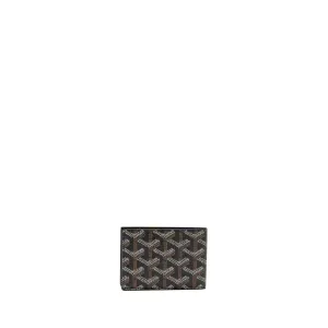 Goyard Bifold Wallet Multi Slot Goyardline Canvas Black