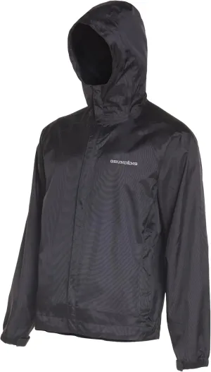 Grundéns Men’s Weather Watch Sport Fishing Jacket - Waterproof, Heavy Duty Rain Gear, Breathable, Packable Raincoat With Hood, Black, 3X-Large