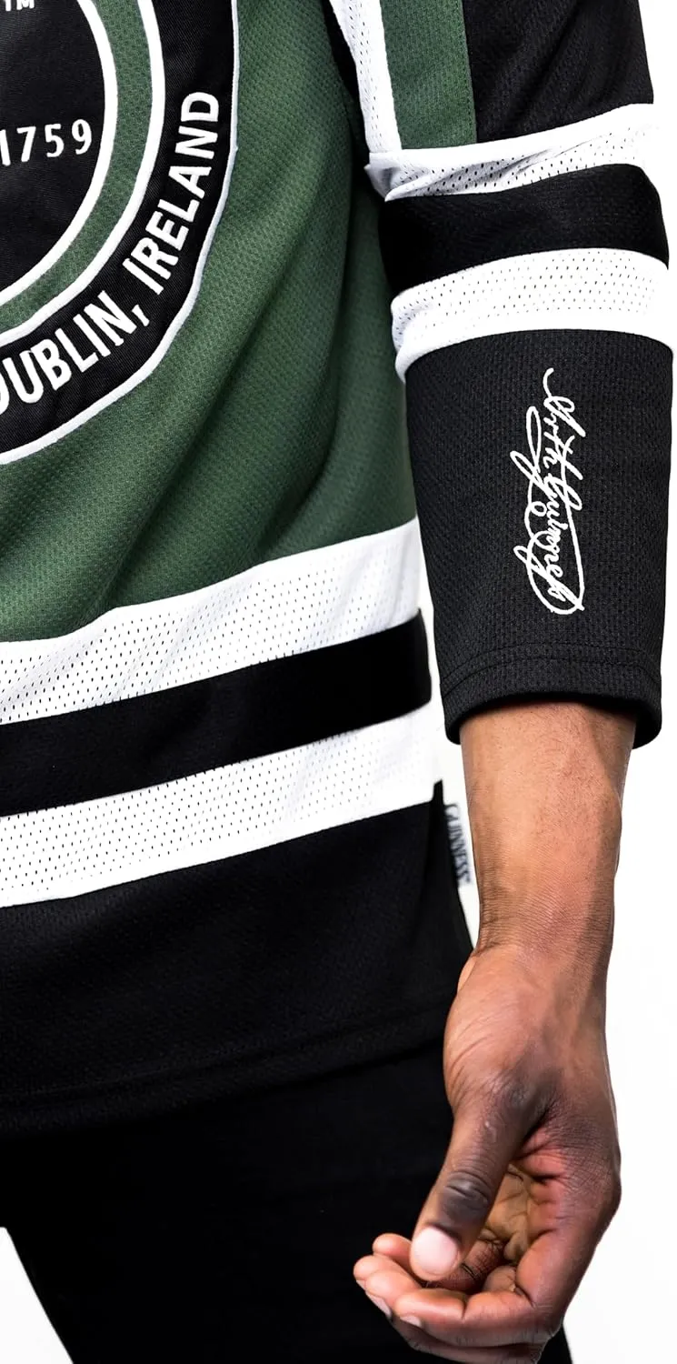 Guinness Hockey Jersey Embroidered Polyester Athletic Shirt Branded Sports Jersey