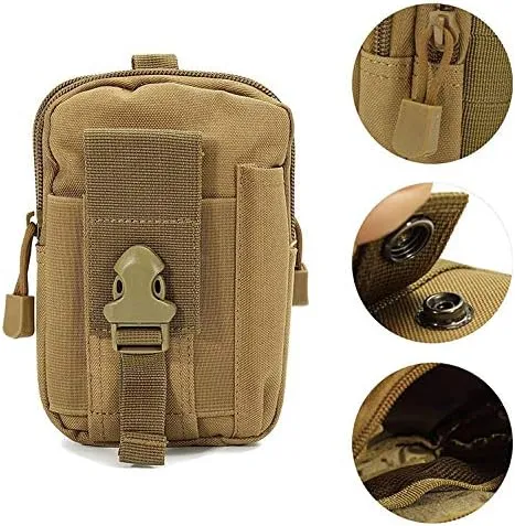 Hainan Fashion Men Bags Nylon Chest Diagonal Package Messenger Shoulder Bag Waterproof Sport Casual Running Outdoor Back Pack (One Size, Khaki)