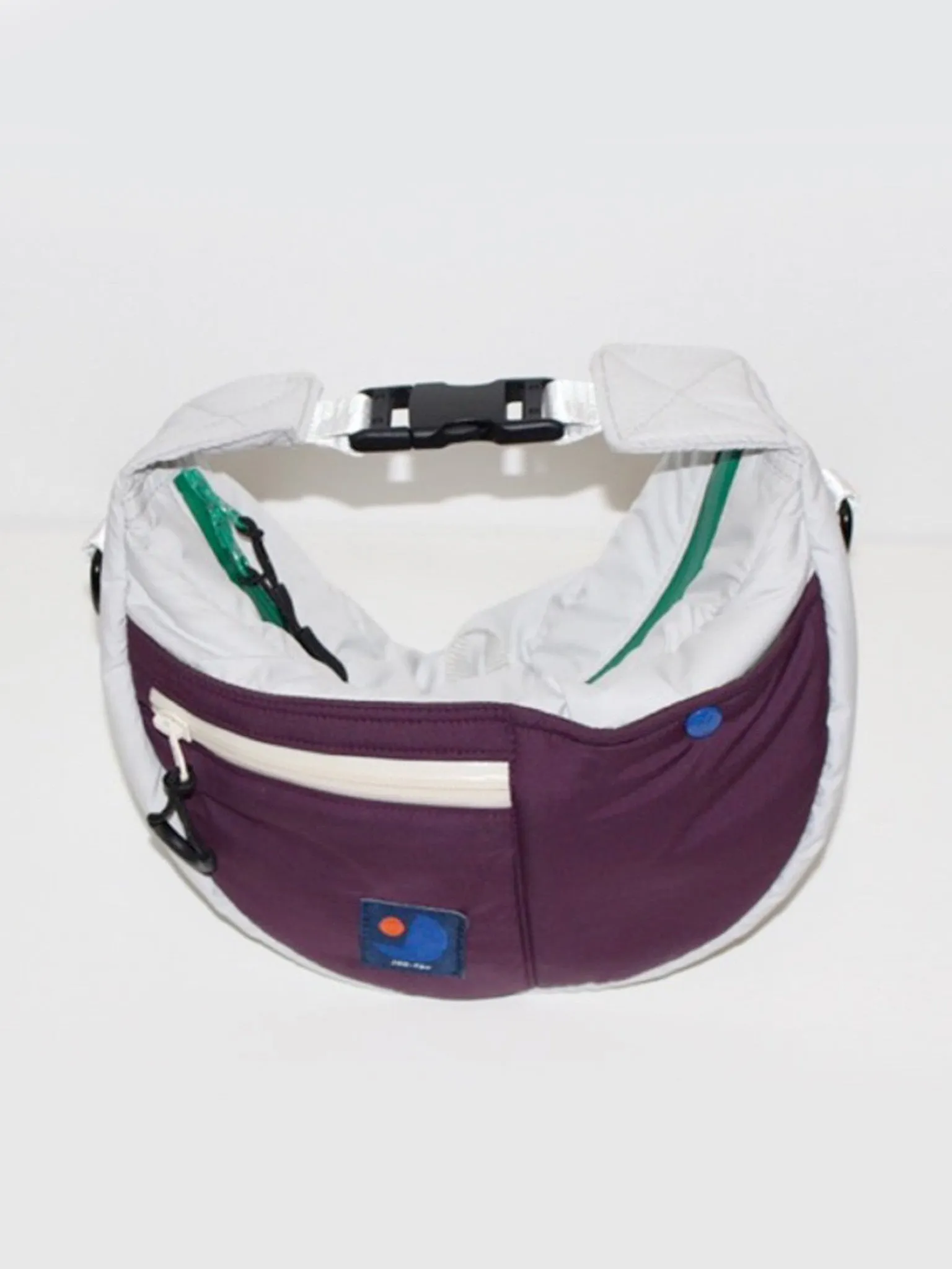 Half Moon Bag - Grey/Purple