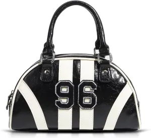 Handbag for Women, Sports Style Tote Bag, Retro Clutch Bag Suitable for Important Occasions, Work, Travel (Black)