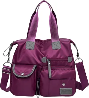 Handbag For Women Waterproof Nylon Crossbody Bag Shoulder Handbag Storage Tote