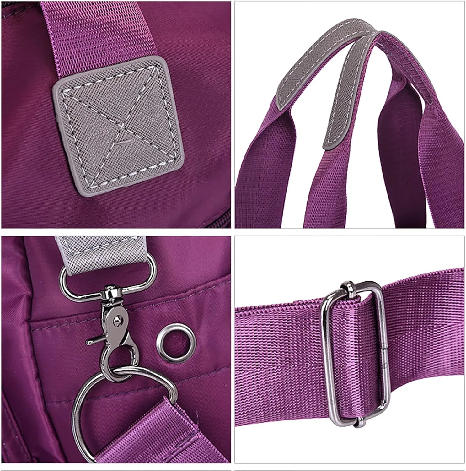 Handbag For Women Waterproof Nylon Crossbody Bag Shoulder Handbag Storage Tote