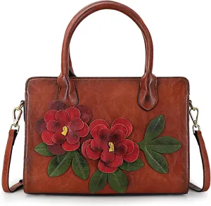 Handbags for Women Leather Shoulder Bag Top Handle Satchel Ladies Crossbody Purse