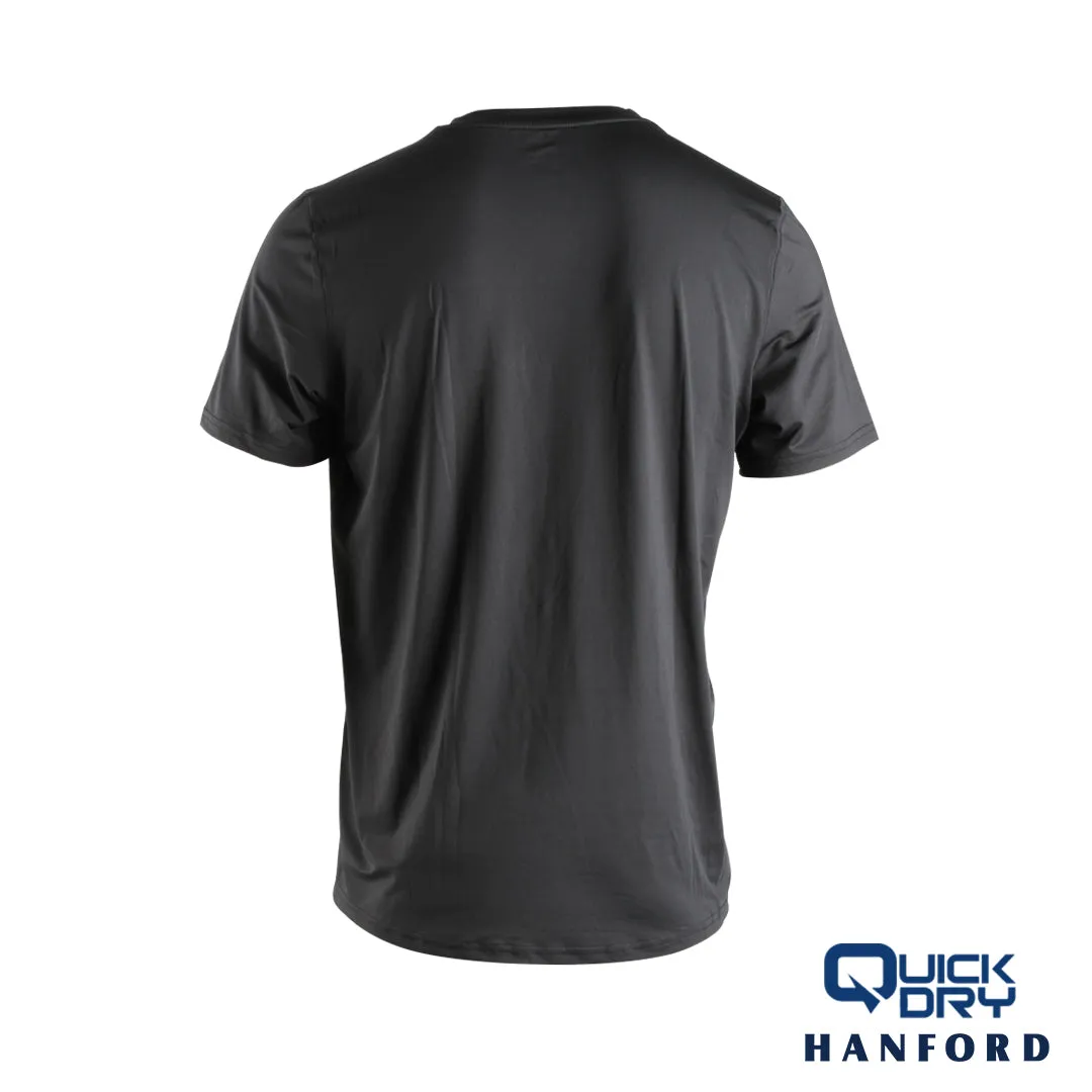 Hanford Athletic Men V-Neck Quick Dry Training Sport Active Shirt (Single Pack)