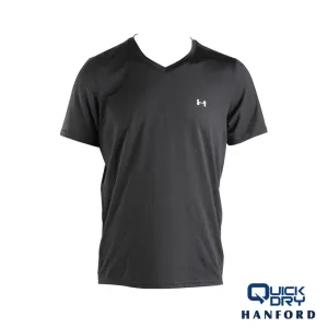 Hanford Athletic Men V-Neck Quick Dry Training Sport Active Shirt (Single Pack)