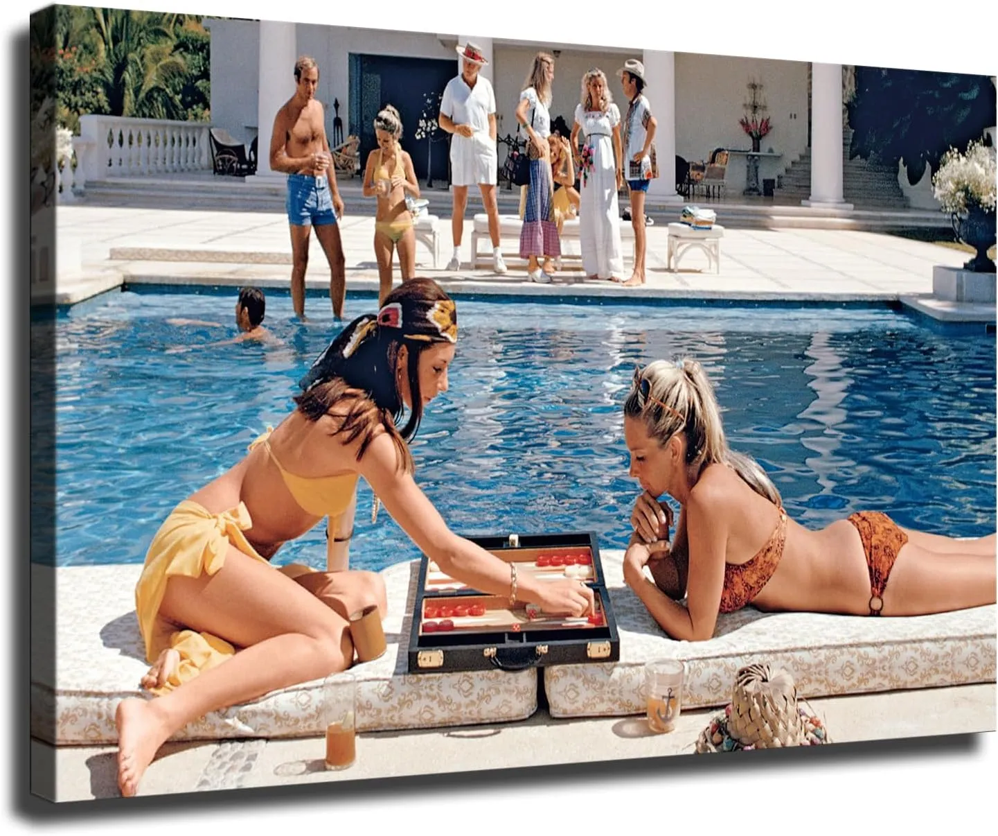 HD Aesthetic Art canvas prints-Slim Aarons photographer Boheme Home posters wall art decorations suitable for kitchens homes offices hotels etc (24x36inch-Unframed)