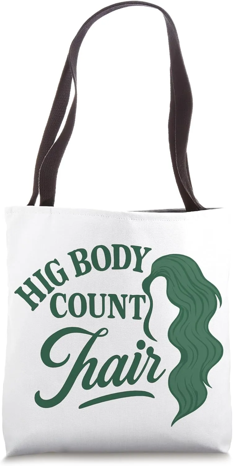 High Body Count Hair Long Hair Women Tote Bag