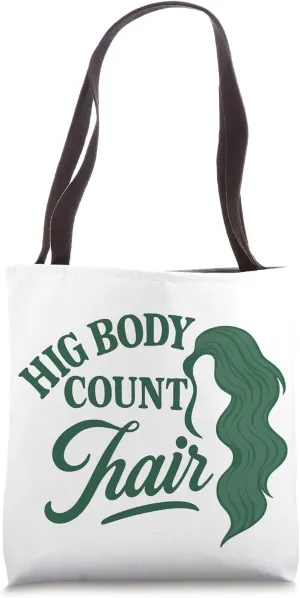 High Body Count Hair Long Hair Women Tote Bag