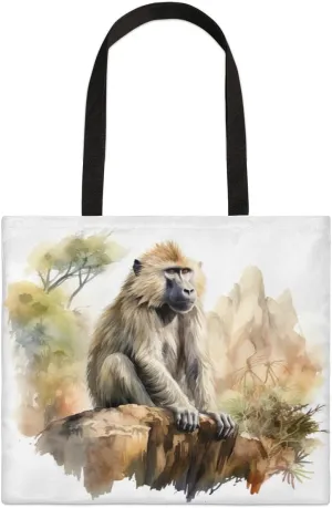 Highland Yak Cow Flowers Beige Canvas Tote Bag for Women Men Stylish Tote Handbag Shoulder Bag Reusable Grocery Bag