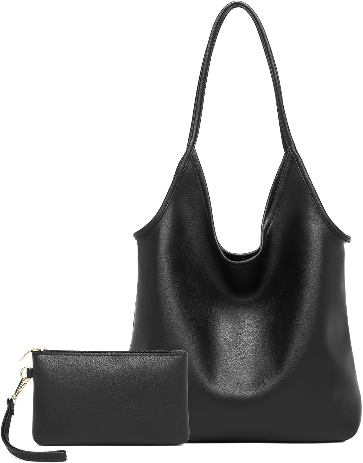 Hobo Bags Purse for Women Soft Slouchy Hobo Shoulder Bag Designer Ladies Large Leather Everyday Handle Handbag