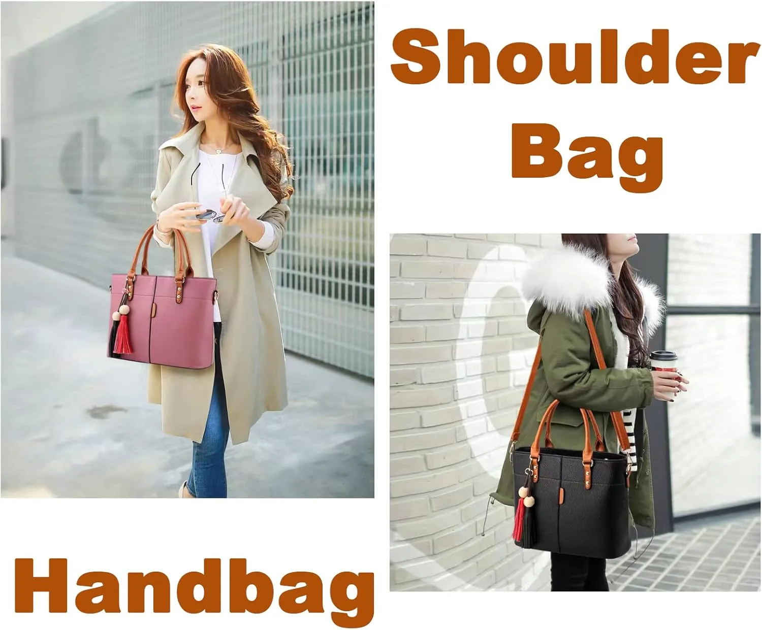 Hobo Purses Handbags for Women PU Leather Tote Fashion Crossbody Large Shoulder Bag