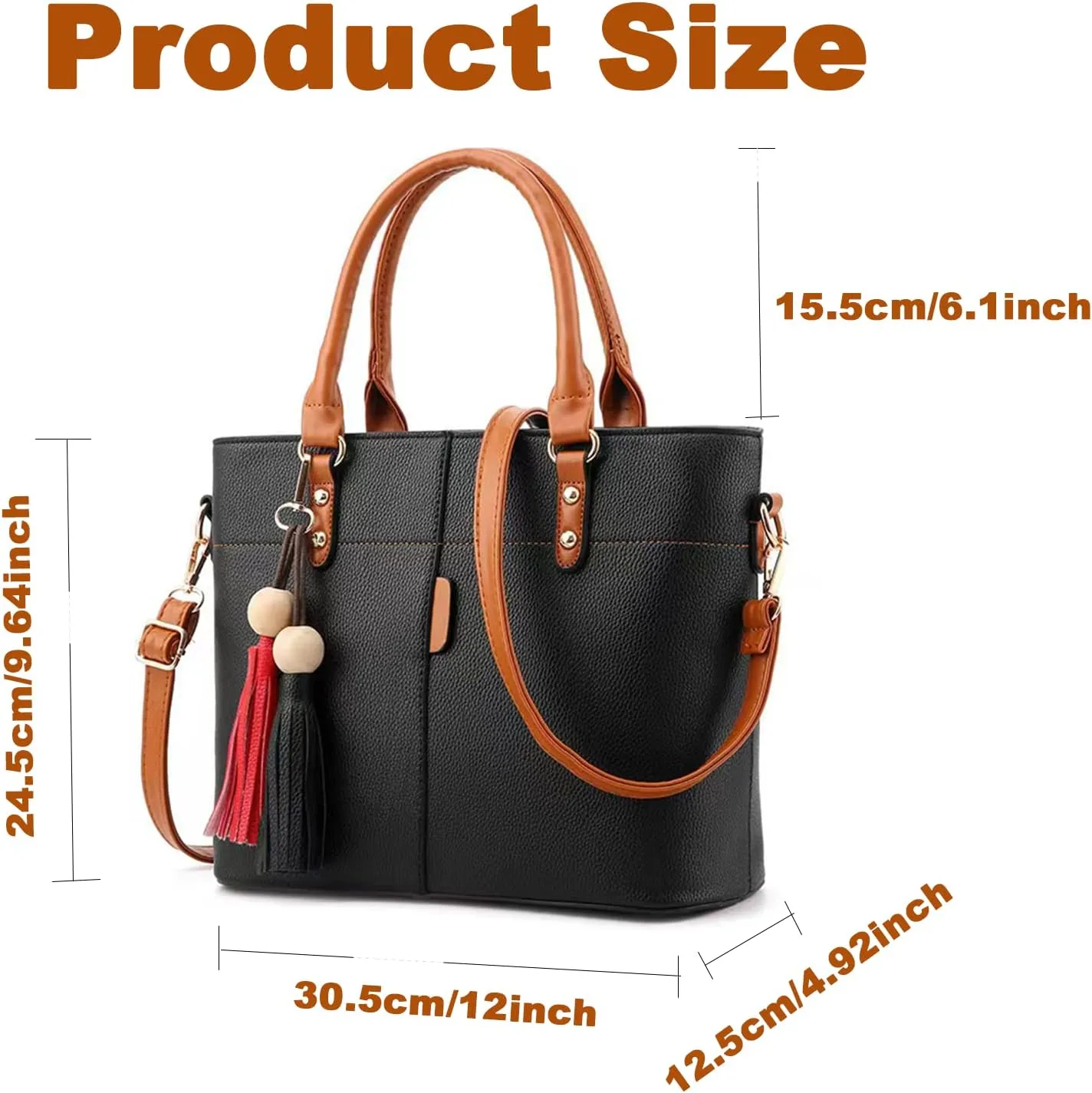 Hobo Purses Handbags for Women PU Leather Tote Fashion Crossbody Large Shoulder Bag