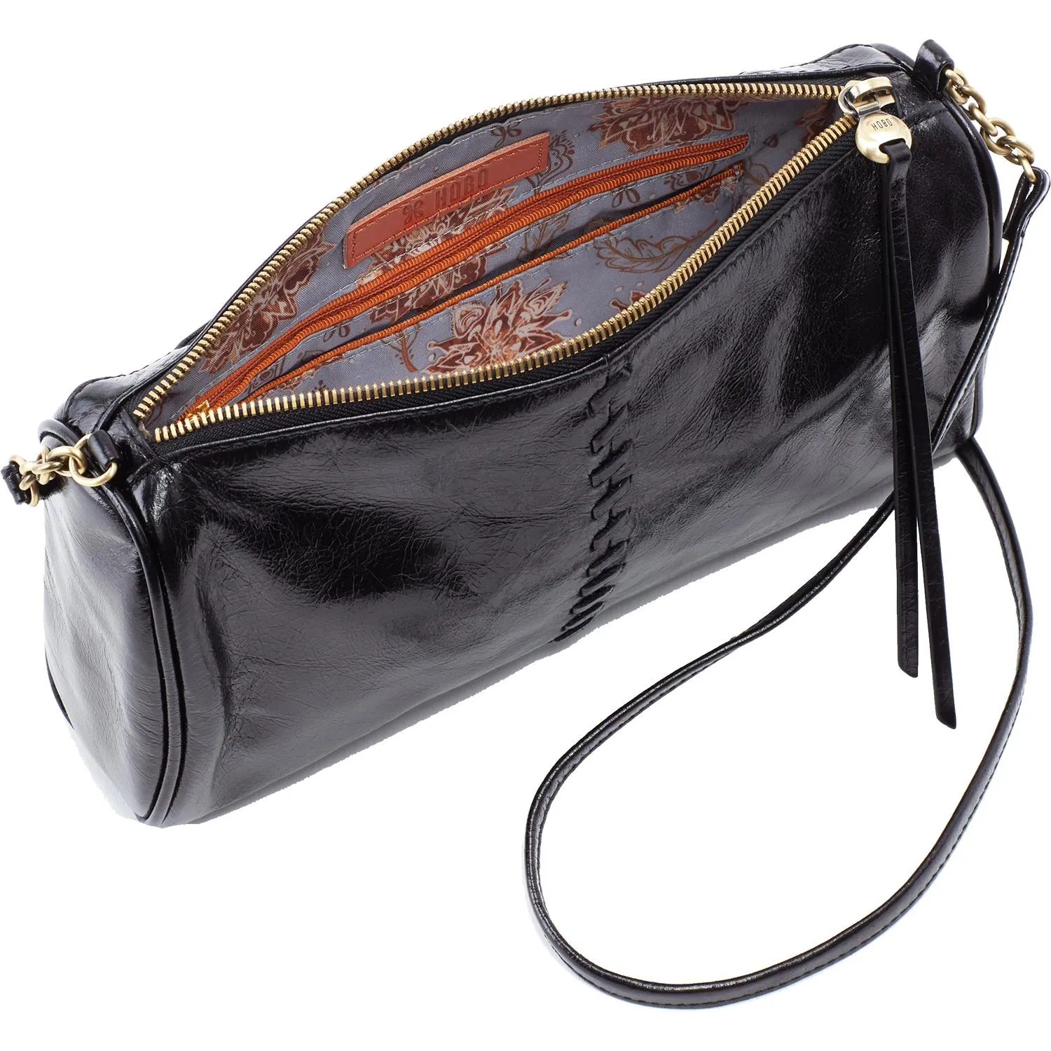 Hobo Topaz Black Vintage Leather