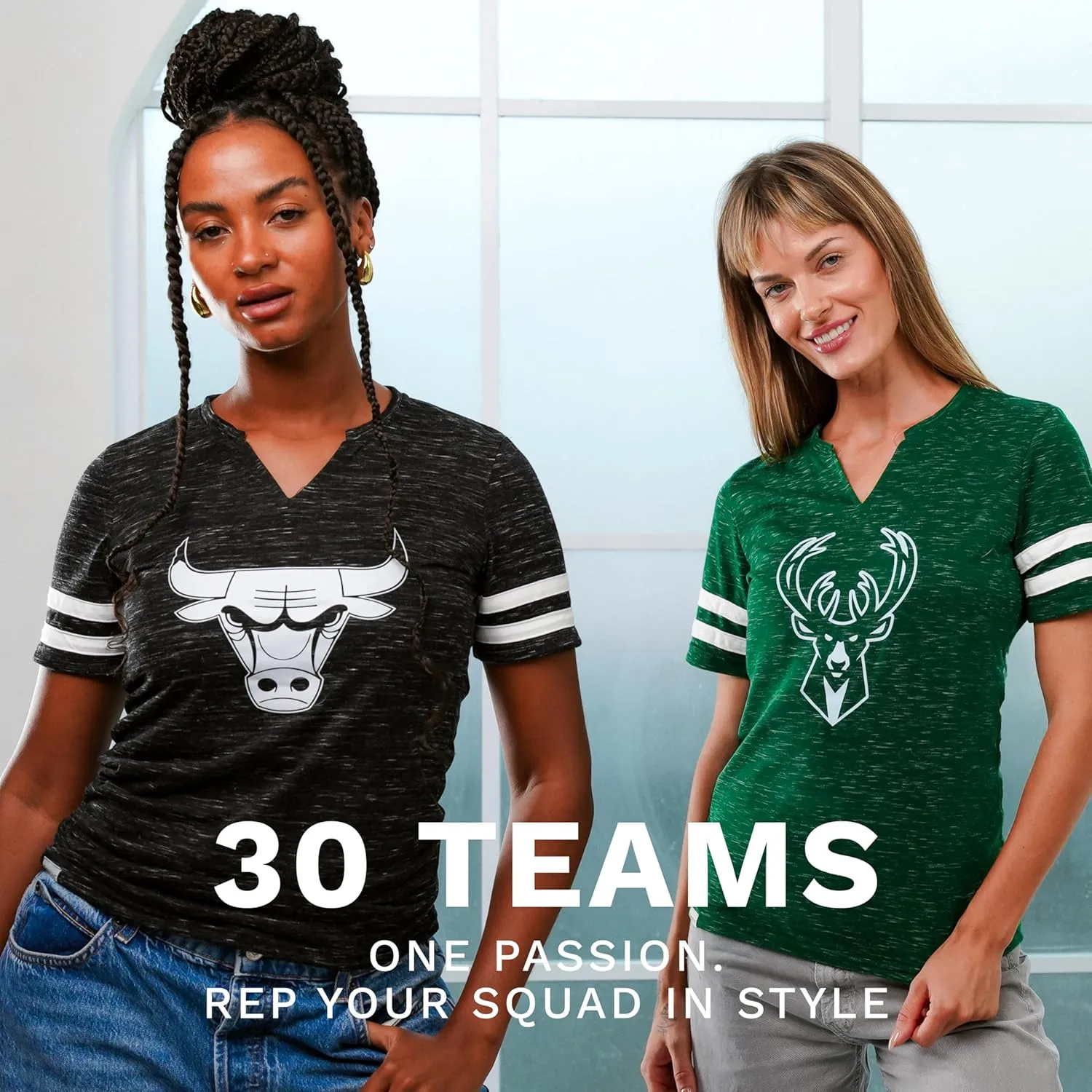 Holloway NBA Women's All-Pro Tee - Athletic, Lightweight and Breathable Shirt for Outdoor Activities