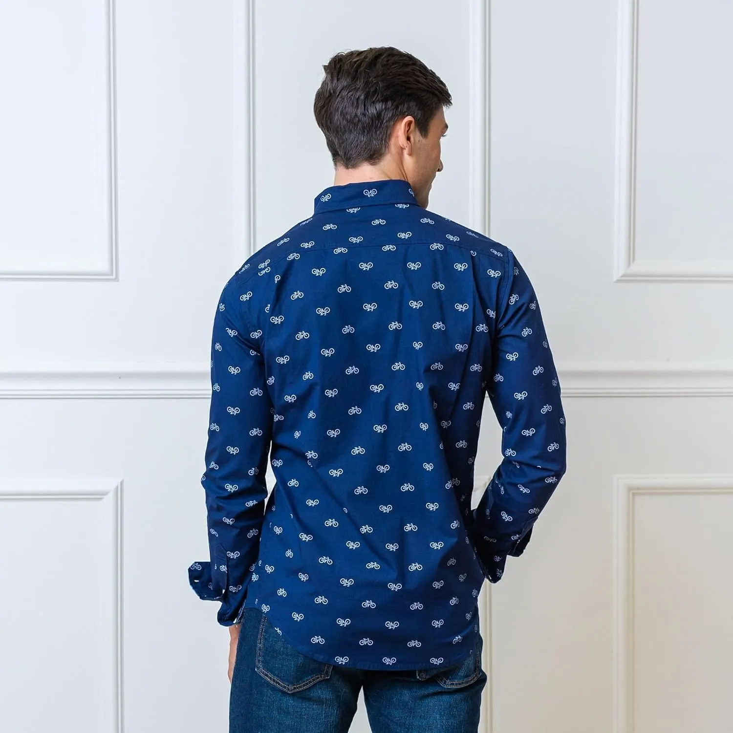 Hope & Henry Men's Long Sleeve Poplin Button Down Shirt