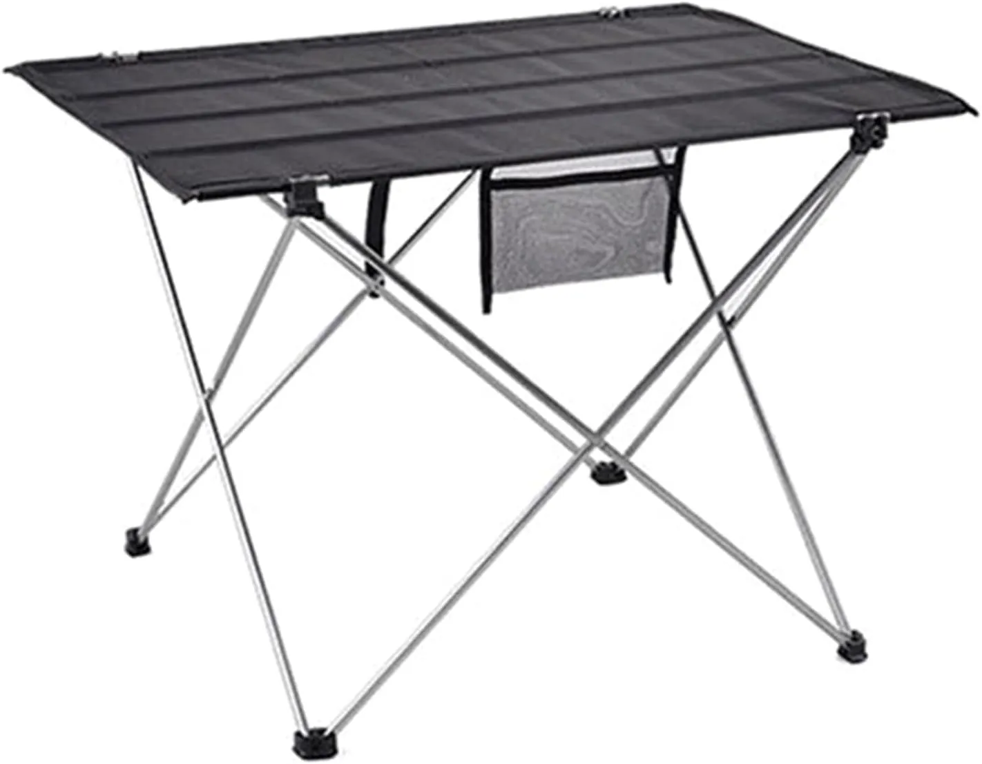 HUANGANG Outdoor Folding Table Portable Desk Aluminum Alloy Bracket Camping Table for Traveling, BBQ, Beachs