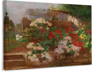 Hugo Charlemont Garden In Brioni Wall Poster Art Canvas Printing Poster Office Bedroom Aesthetic Poster Frame-style 20x16inch(50x40cm)