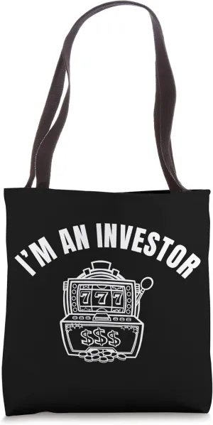 Investor Slot Machine Stockholder Capitalist Shareholder Tote Bag