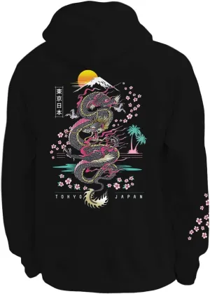 Japanese Hoodie Cool Hoodie Polyester Long Sleeve Casual Pullover