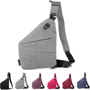 Jfxgjuv Personal Pocket Bag for Travel Crossbody Multi-Pocket Anti-Thief Travel Bag Premium Personal Pocket Bag for Men Women