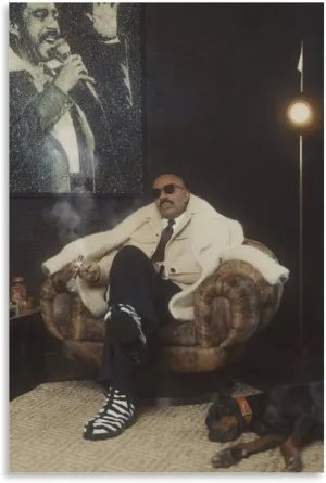 JINGQEI American Television Hosts Steve Harvey Poster Canvas Wall Art Posters For Room Aesthetic And DecorPoster For Living Room Bedroom Office Decor20x30inch(50x75cm)