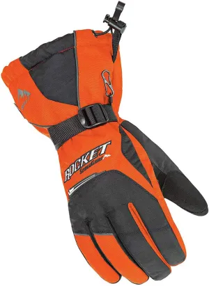 Joe Rocket Storm Men's Snowmobile Gloves - Orange/Black/X-Large