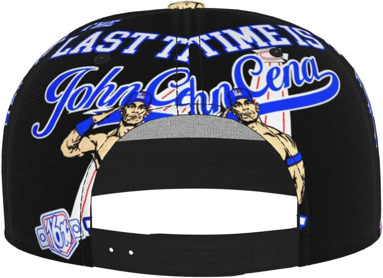 John Boxer Cena Hat Flat Brimmed Baseball Cap Dad Ball Hat Back Buckle Hip Hop Cap