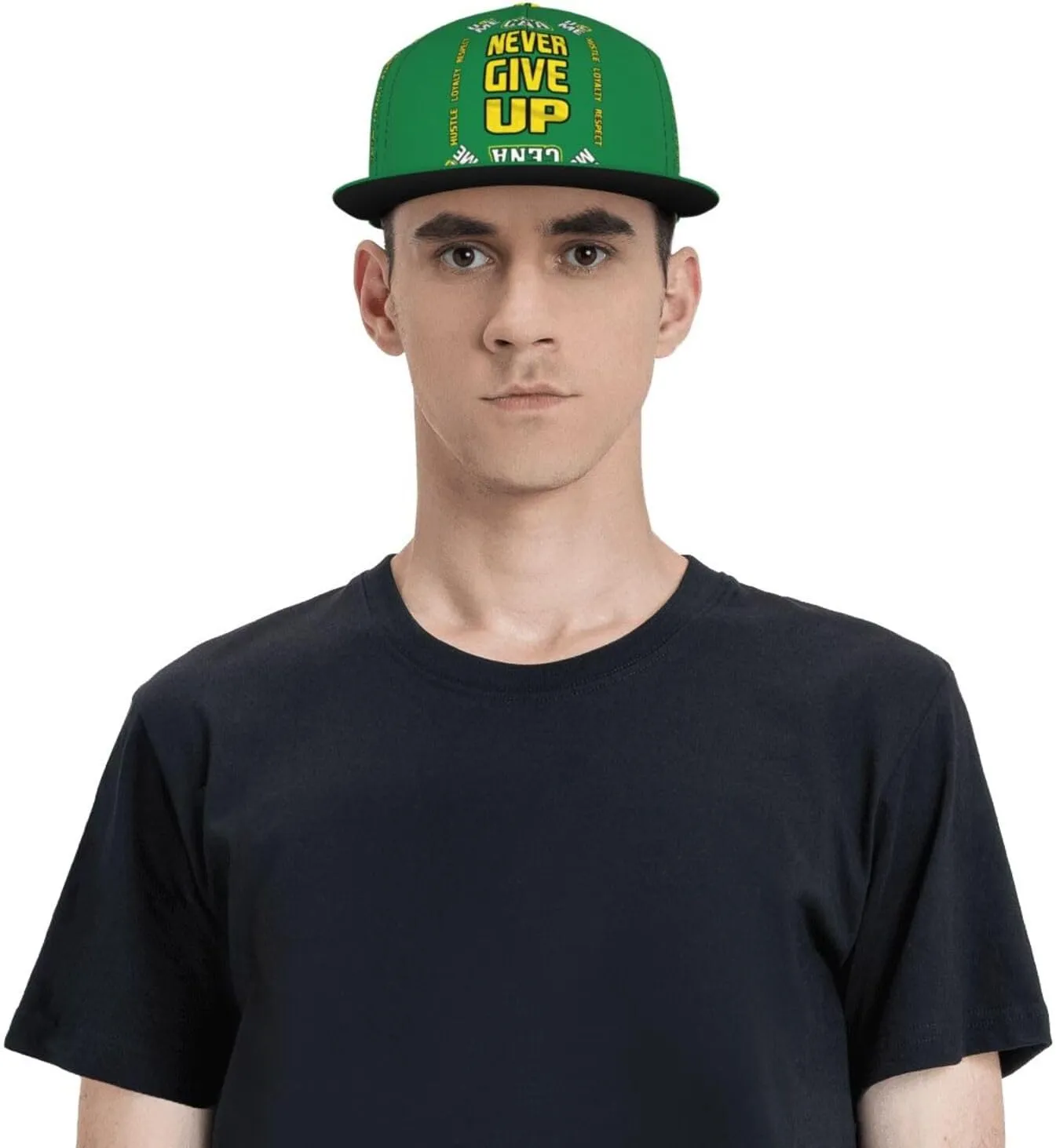 John Boxer Cena Hat Flat Brimmed Baseball Cap Dad Ball Hat Back Buckle Hip Hop Cap