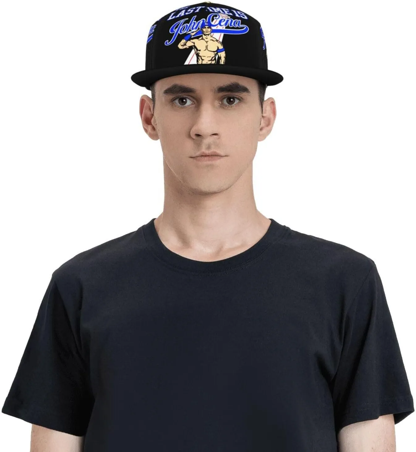 John Boxer Cena Hat Flat Brimmed Baseball Cap Dad Ball Hat Back Buckle Hip Hop Cap