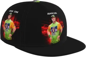 John Boxer Cena Hat Flat Brimmed Baseball Cap Dad Ball Hat Back Buckle Hip Hop Cap