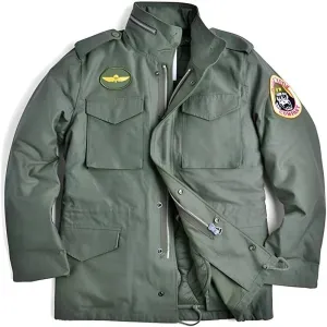 John Rambo Jacket WW2 M65 Cotton Military Coat Sylvester Stallone Cotton Military Field Jacket