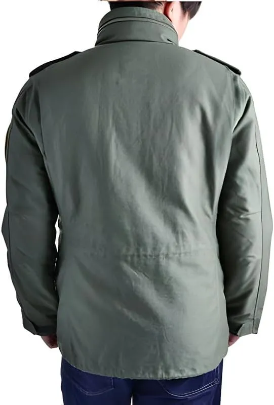 John Rambo Jacket WW2 M65 Cotton Military Coat Sylvester Stallone Cotton Military Field Jacket