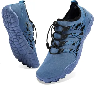 Josaywin Men's Water Shoes Barefoot Quick-Dry Sports Aqua Socks for Swim Diving Surf Pool Aqua Sports Beach Walking Wide Toe Shoes