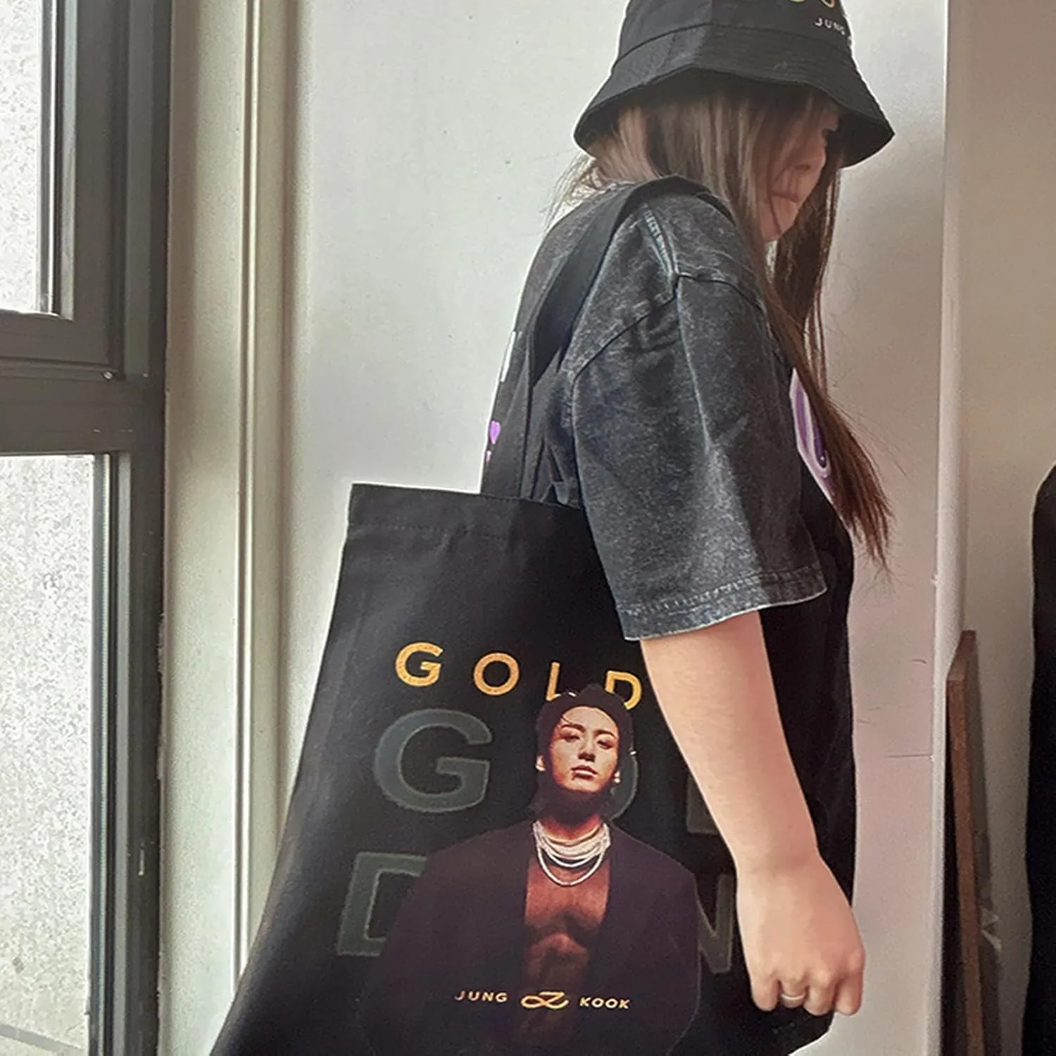 Jungkook Su-ga Jhope Jimin Jin V Rm 10TH Gift Set, Hat, Canvas Bag, Photocards, K-pop Merch
