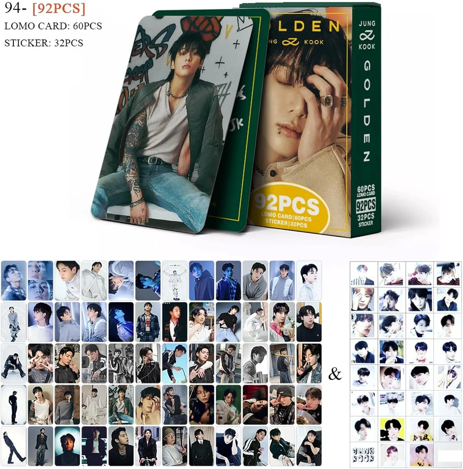 Jungkook Su-ga Jhope Jimin Jin V Rm 10TH Gift Set, Hat, Canvas Bag, Photocards, K-pop Merch